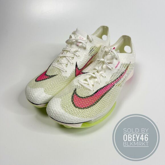 NIKE Air Zoom Victory Track Shoe Spikes Sail Pink Green Size 8M 9.5W main image 4